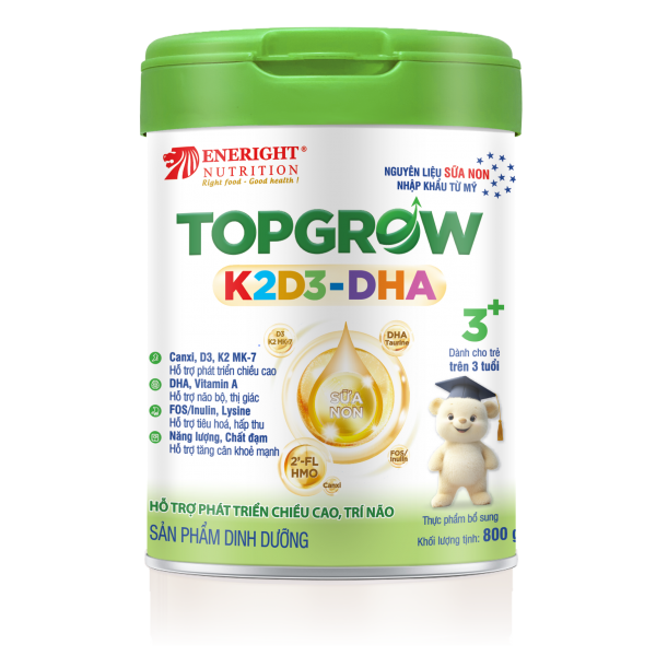  Topgrow K2D3 – DHA 3+ 800g 